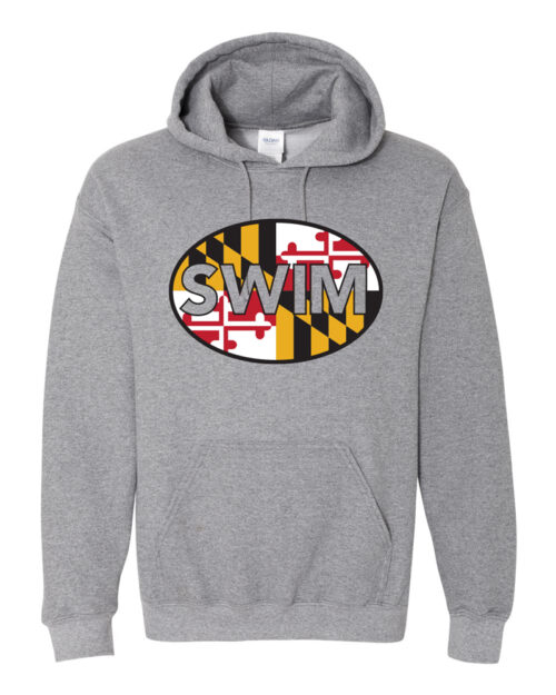 Swim apparel hoodie maryland